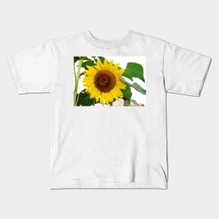 Bumblebees on Sunflower Kids T-Shirt